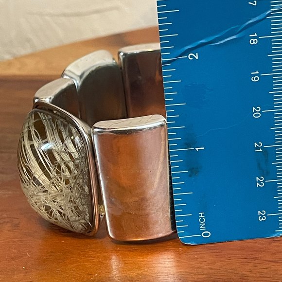 🌻VTG Large Thick Beaded Elastic Bracelet - Picture 5 of 6